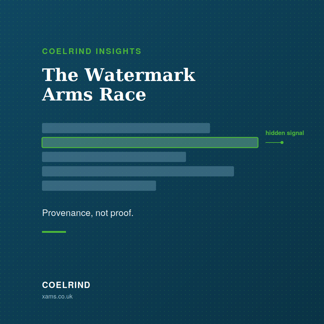 The Watermark Arms Race The Watermark Arms Race: What Claude's Invisible Text Marks Really Change